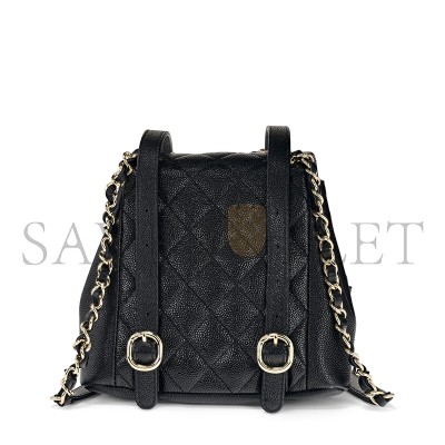 CHANEL SMALL 24A DUMA BACKPACK AS3787 (17.5*16.5*10cm)